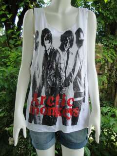 Arctic Monkeys Indie Alternative Rock T Shirt Women M  