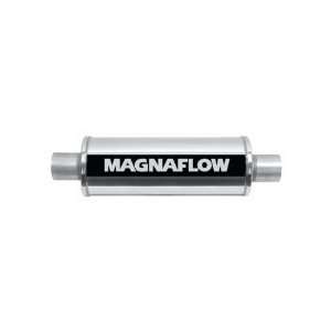 com Magnaflow 14714 Polished Stainless Steel 2 Center Round Muffler 