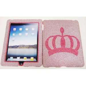 Pink Crown Crystal Case for Apple iPad  Crystal Rhinestone Diamond 