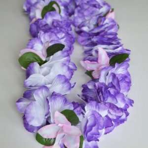  Premium Hawaiian Lei   Paradise Petunia w/ Orchids in 