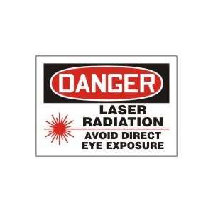 Danger Radiation Sign,7 X 10in,al,eng   ACCUFORM  