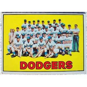  1967 Los Angeles Dodgers Topps Team Card #503 Sports 