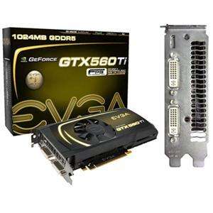 EVGA GeForce GTX560 TI FPG Gaming Video Card 1GB PCI E  