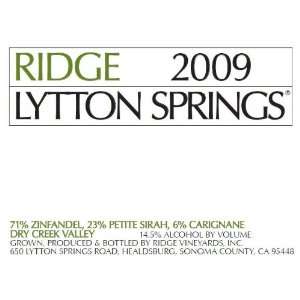   Springs Zinfandel (375ML half bottle) 2009 Grocery & Gourmet Food