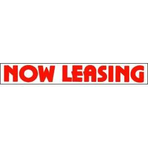  Now Leasing Banner 3 x 20