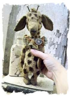 Antique Vintage Style ★ OLD ToY Primitive GIRAFFE ★ by Whendis 