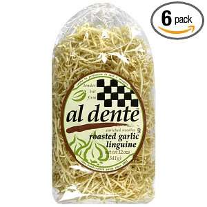 Al Dente Roasted Garlic Linguine, 12 Ounce Bag (Pack of 6)  