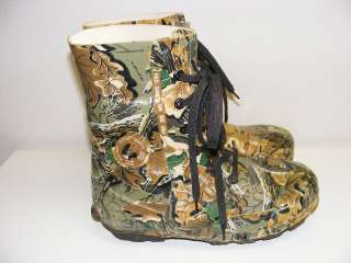 Guide Gear Inflatable Scent Locking Hunting Rubber Boots Camo Mens 10 