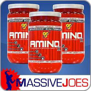   AMINO X 30 SERVES TRIPLE PACK 3 BCAA PROTEIN POWDER XTEND EXTEND