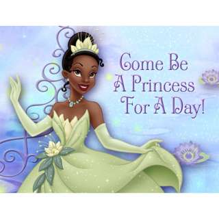 Princess and the Frog 8 Birthday Party Invitations  
