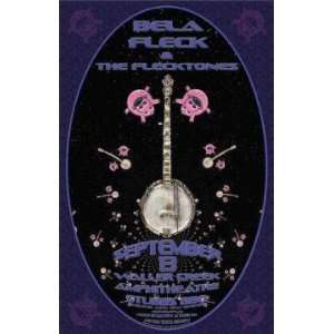 Bela Fleck Austin Concert Poster 2002 bluegrass 