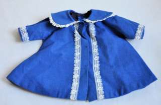 Vintage Baby Doll Clothes 12 14 Blue Jacket  