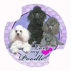  Poodle Carsters   Coasters for Your Car