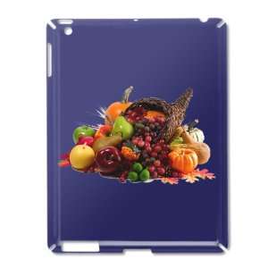  iPad 2 Case Royal Blue of Thanksgiving Cornucopia W 
