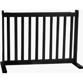   Accents 42404   20 Inch All Wood Small Free Standing Gate   Black