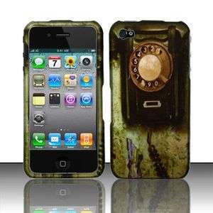 OLD ROTARY TELEPHONE iPHONE4 iPHONE 4 HARD CASE COVER  