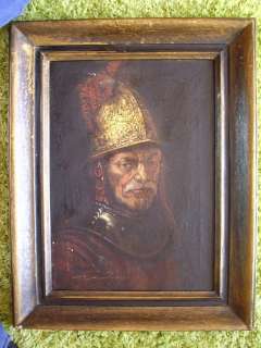 REMBRANDT OIL PAINTING THE MAN WITH GOLDEN HELMET Reproduction  