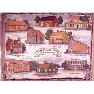  Old Salem Throw Blanket