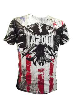 Tapout Duo American Eagle UFC MMA Cage Fighter T Shirt New Mens  