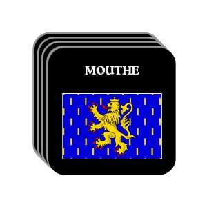 Franche Comte   MOUTHE Set of 4 Mini Mousepad Coasters 