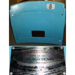 Soldier Field Light Blue Seat Back Chicago Bears  Sports 