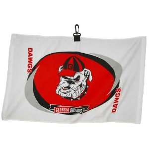    Georgia Bulldogs NCAA Printed Hemmed Towel