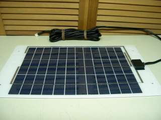 10W White STAINLESS STEEL Solar Panel   RV & SAILBOAT  