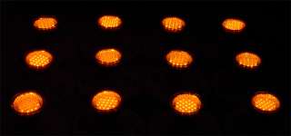12 x Orange LED Spot Light bulb 110 V AC E26 180 Watt  