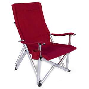   Lightweight All Aluminum Folding Lawn Chair RED WINE and 