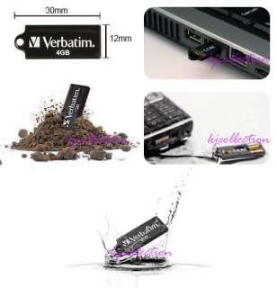 Verbatim 4GB 4G USB Flash Drive Mini Slim ORANGE Micro  