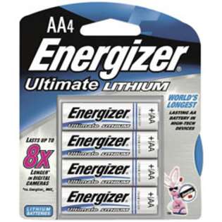 Eveready AA E2 Energizer Ultimate Lithium Battery, 4 Pack at  