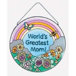  Worlds Greatest Mom Sun Catcher Arts, Crafts & Sewing