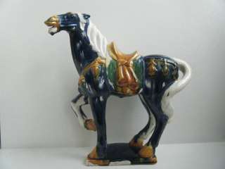 Vintage Tang style horse 12 tall 12 long colorful  