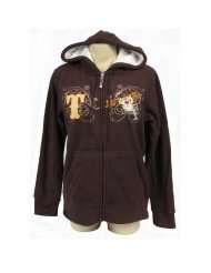 Taz Fleece Zip Up Jacket Hoodie Sweatshirt Tasmanian Devil Looney 