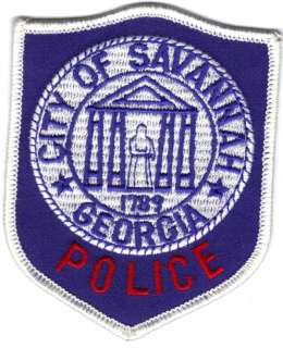 SAVANNAH GEORGIA POLICE PATCH  