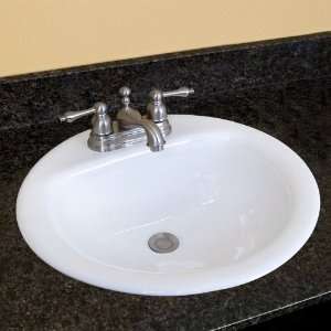  Blaine Drop In Sink   4 Centerset Faucet Hole Drillings 