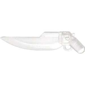 BrickArms 2.5 Scale LOOSE Weapon Gunblade Trans Clear  Toys & Games 