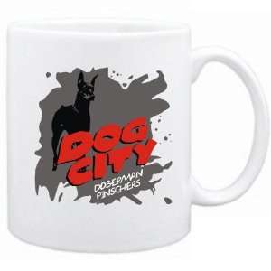  New  Dog City  Doberman Pinschers  Mug Dog