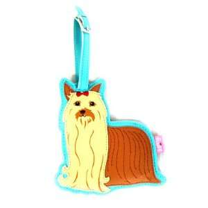  Yorkshire Terrier Dog Luggage Tag by Fluff