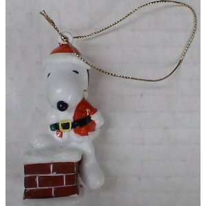 Peanuts Pvc Christmas Ornament Snoopy As Santa  Toys & Games 