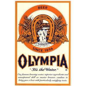  Olympia Beer   College Poster   22 x 34