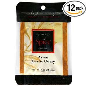 Colorado Spice Company, Rubs for any Occasion, Asian Garlic Curry 1.5 