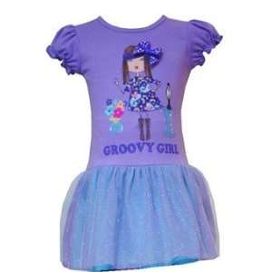  Purple Groovy Girl Dress (2T) 