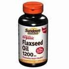 SUNDOWN VITAMINS. Flaxseed oil 1200 mg dietary supplement softgels by 