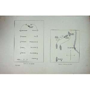  1855 1895 Ship Map Sinking Victoria Grosser Kurfurst