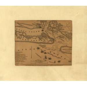  1861 Civil War map of North Carolina