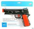 Nintendo Wii Perfect Shot Arcade Gun Controller Attachment Nyko CAMO 