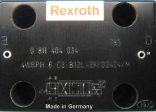 Rexroth 4WRPH6C3B12L 2X/G24Z4/M Bosch 0811404034 Valve  
