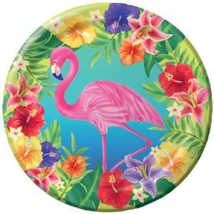  Hibiscus Flowers Paper Luncheon Plates Toys & Games