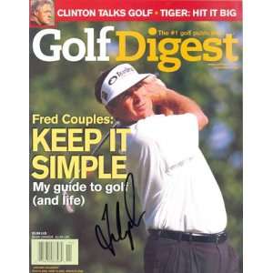 Fred Couples Autographed Golf Digest   November 2000  